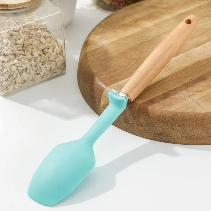 Лопатка Доляна «Лагуна», 30 см, цвет голубой Лопатка Доляна «Лагуна», 30 см, цвет голубой