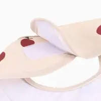 Нагрудник для кормления, непромокаемый с карманом, бежевый M&B