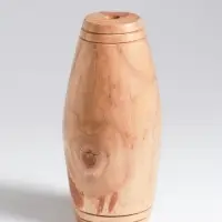 Ваза для сухоцветов &laquo;Бьянка&raquo;, 9&times;9&times;15 см, дерево джати, коричневая