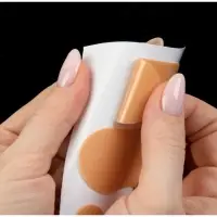 Набор подушечек и пяткоудерживателей для обуви, на клеевой основе, 7 шт., бежевый