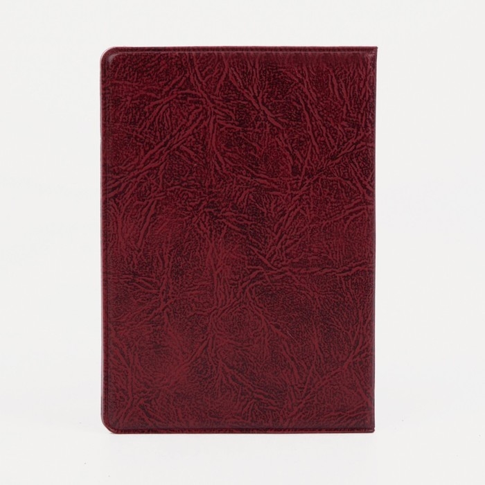 Обложка для пенсионного удостоверения, цвет бордовый Обложка для пенсионного удостоверения, цвет бордовый