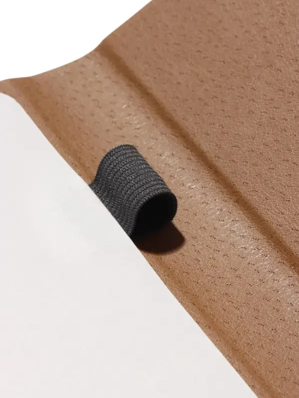 Ежедневник недатированный формат А5, с клапаном, 112л, линия, пвх, Бежевый Ежедневник недатированный формат А5, с клапаном, 112л, линия, пвх, Бежевый