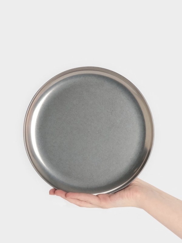 Тарелка d=23см h=1,5 см, 201 сталь Тарелка d=23см h=1,5 см, 201 сталь