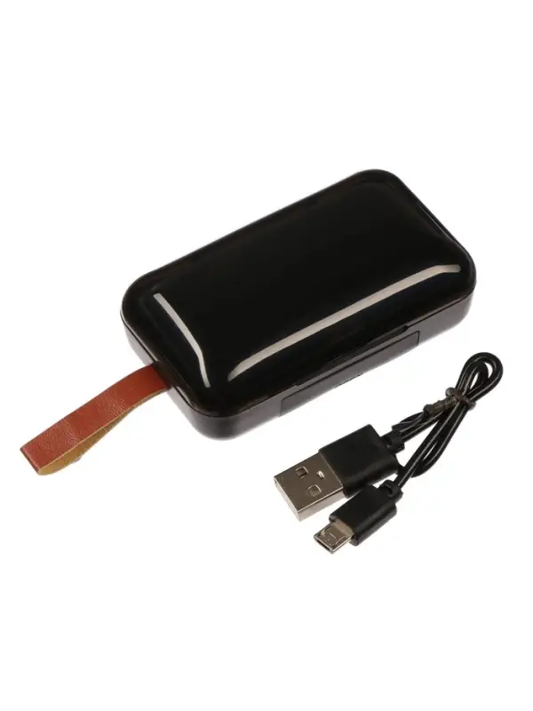 Наушники беспроводные F9-5 VBT 1.28, TWS, вакуумные, Bluetooth 5.0, 800 мАч, водонепроницаемые, чёрные