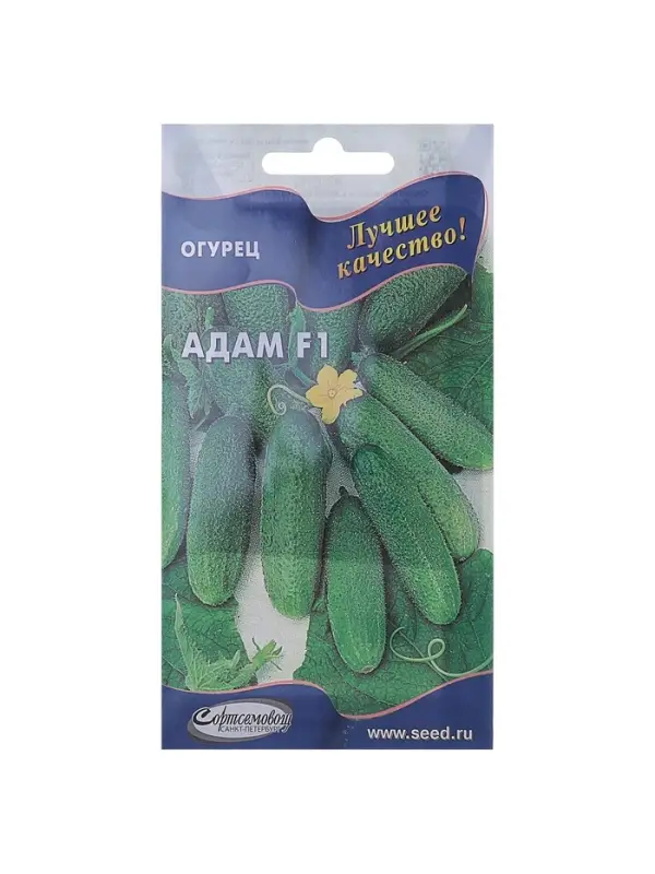 Семена огурца "Адам", F1, 6 шт.