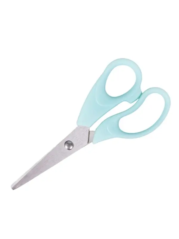 Ножницы 14 см, пластиковые ручки, в картонной коробке, корпус МИКС