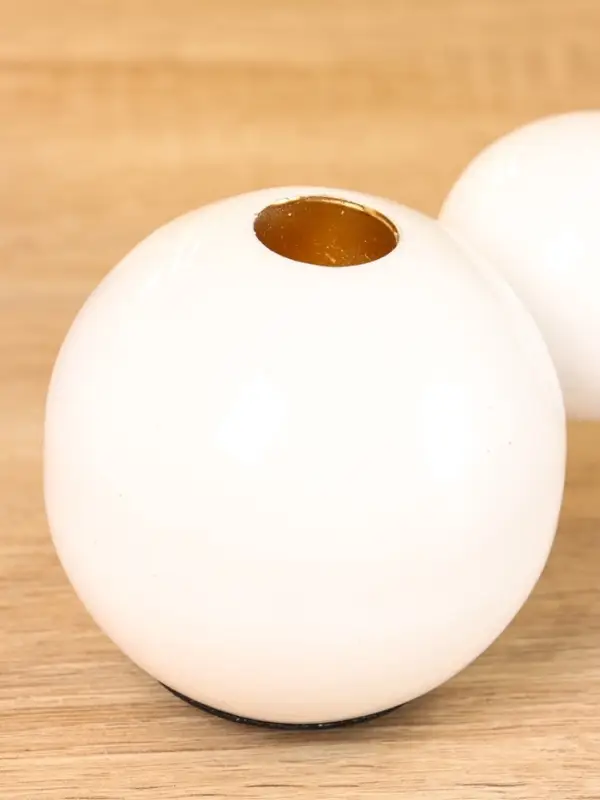 Подсвечник на 3 свечи «Бусы», с 7 сферами, 45×8×8 см, белый Подсвечник на 3 свечи «Бусы», с 7 сферами, 45×8×8 см, белый