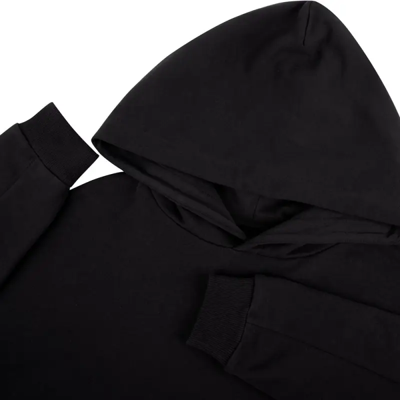 Худи оверсайз унисекс Kosmos, черное, размер XS/S Худи оверсайз унисекс Kosmos, черное, размер XS/S