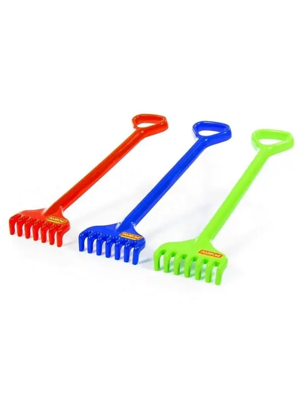 Грабли большие детские, 50 см, МИКС