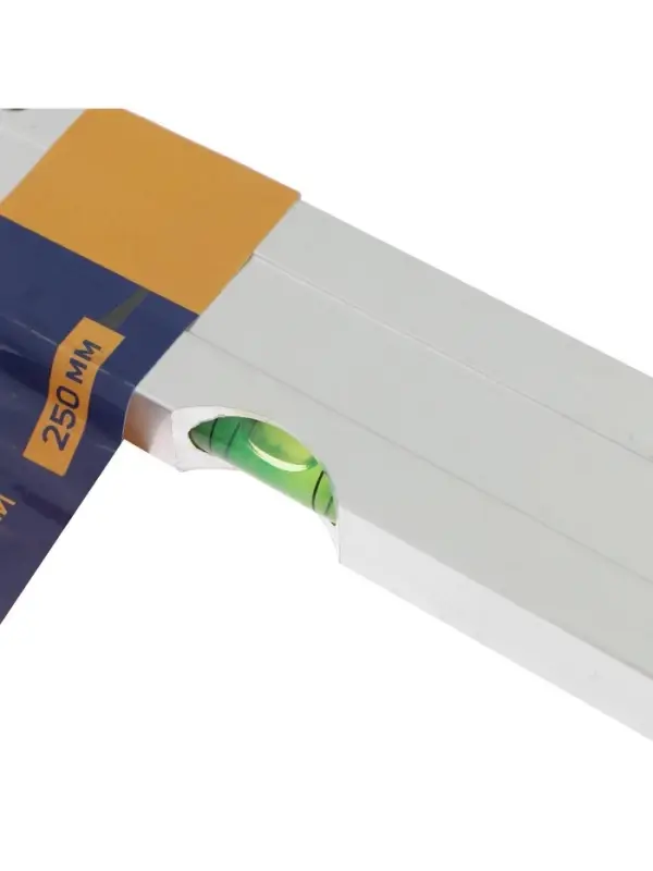 Угольник алюминиевый с уровнем ТУНДРА, 250 мм