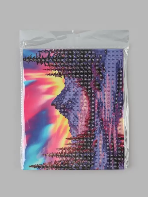 Алмазная мозаика &laquo;Северное сияние&raquo; 21&times;25 см, с мольбертом