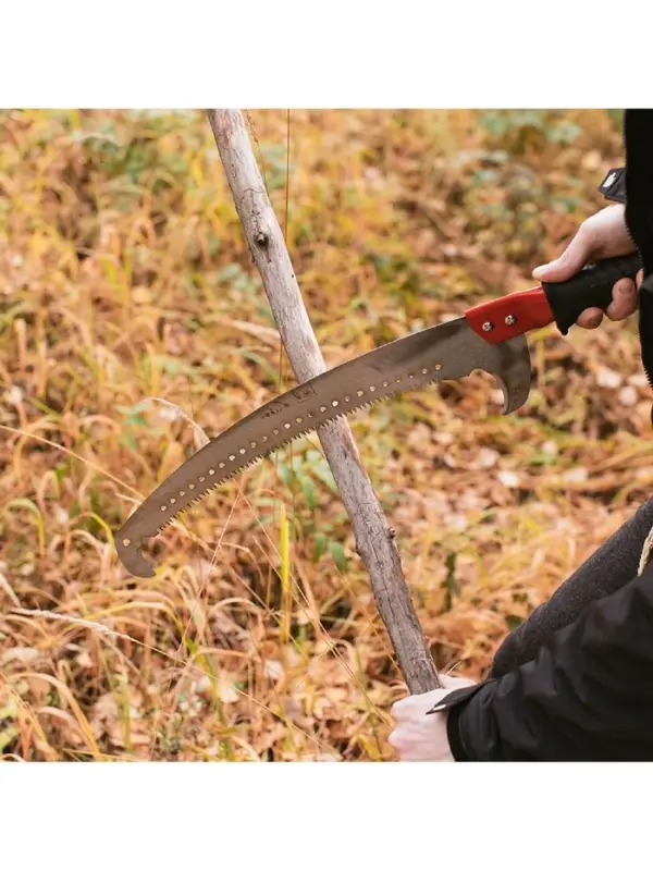 Ножовка садовая, 390 мм, лезвие-ограничитель, под черенок d=29 мм