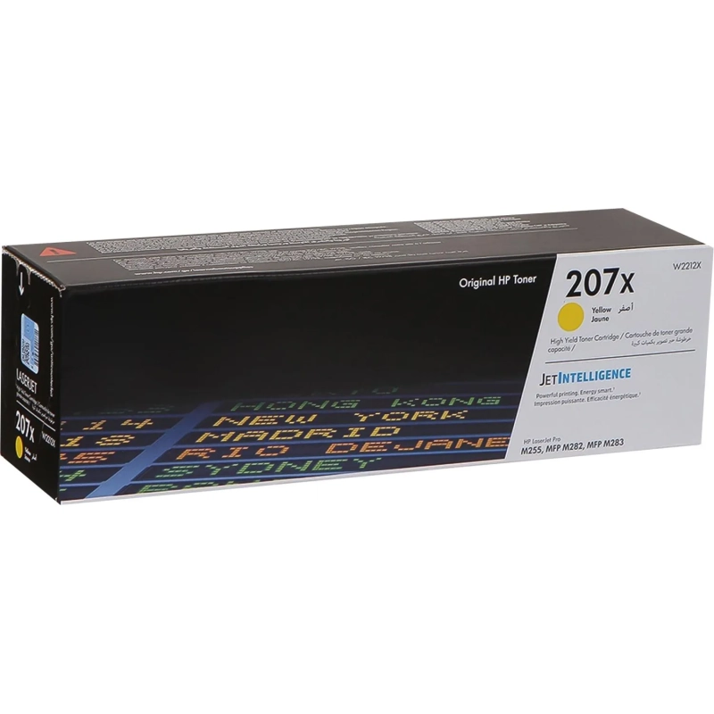 Картридж лазерный HP 207X W2212X жел.пов.емк.для LaserJet Pro M255/MFP M282