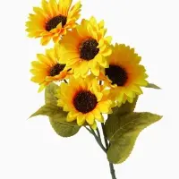Цветы искусственные &laquo;Пять подсолнухов&raquo;, 9&times;53 см