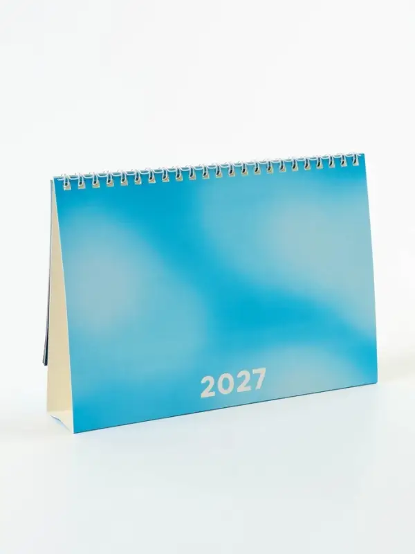 Календарь 2027 настольный, домик &laquo;Пейзаж&raquo; 14&times;20 см