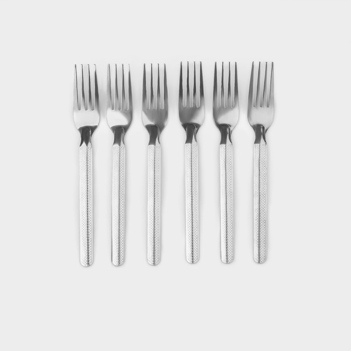 Набор вилок столовых из нержавеющей стали «Кралинка», h=18 см, 12 шт Набор вилок столовых из нержавеющей стали «Кралинка», h=18 см, 12 шт