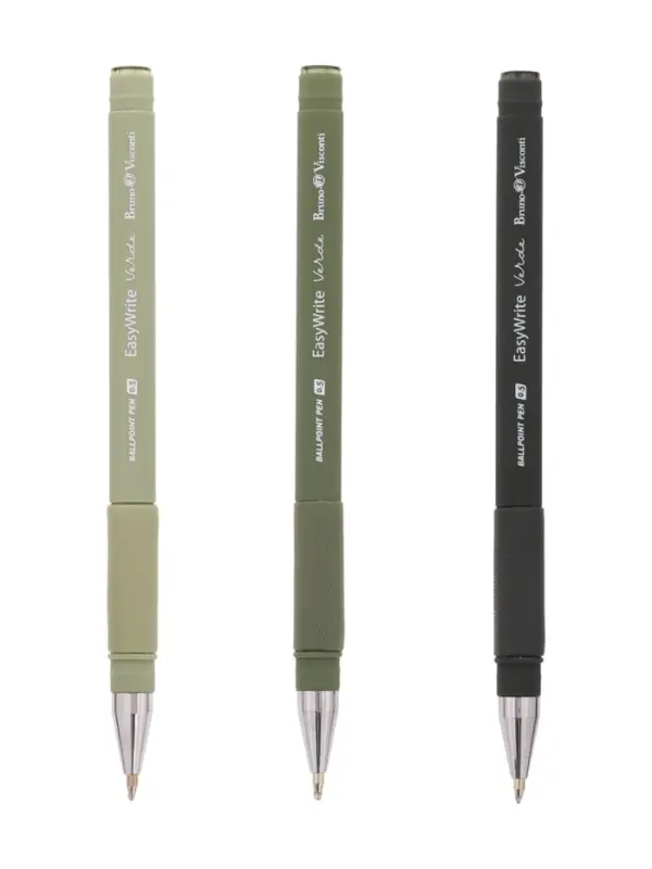 Ручка шариковая BrunoVisconti.EasyWrite.Verde, 0.5 мм, стержень синий, МИКС Ручка шариковая BrunoVisconti.EasyWrite.Verde, 0.5 мм, стержень синий, МИКС
