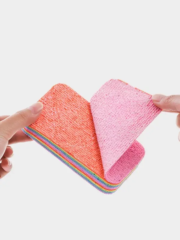 Салфетка многослойная для уборки из микрофибры MicroPVA, 12&times;7 см, 12 слоев