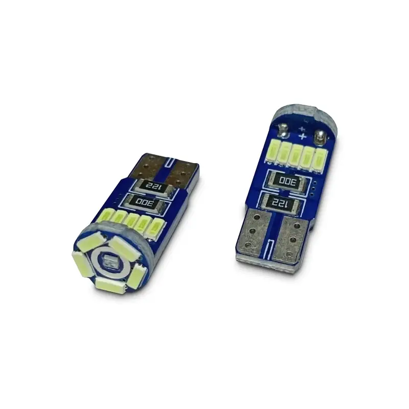 T146 T10/белый/ (W2.1x9.5d) CANBUS 15SMD 4014 12V 1W блистер 2 шт.
