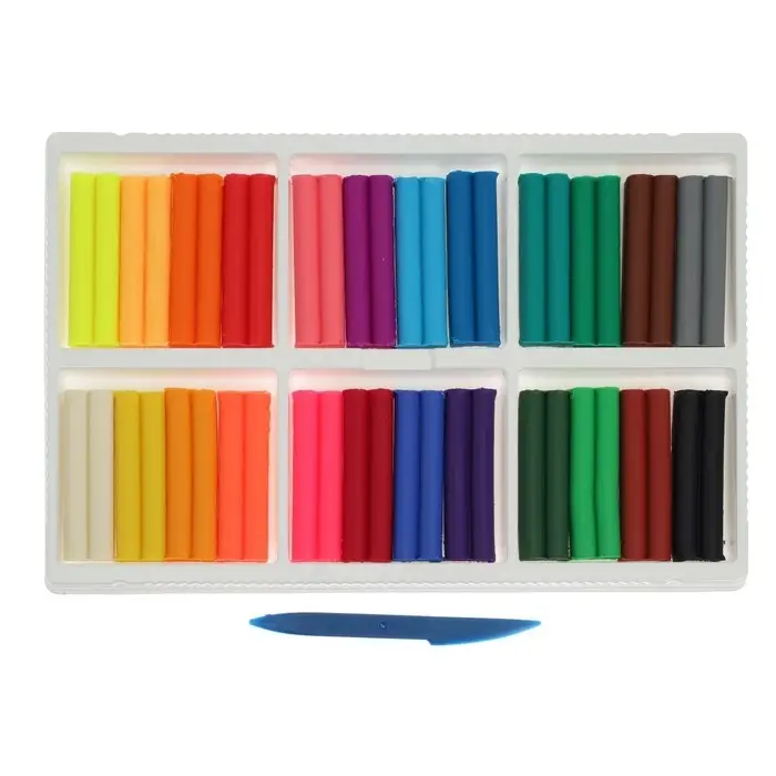 Пластилин мягкий (восковой) &laquo;Луч. Фантазия&raquo;, 24 цвета, 360 г, со стеком, МИКС