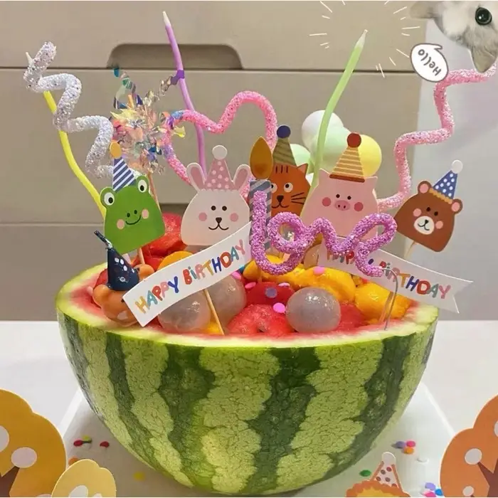 Топпер для торта &laquo;Спиральки&raquo;, тянутся