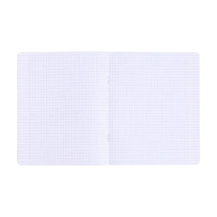 Тетрадь 18 листов в клетку Calligrata "Однотонная Новая Школьная", обложка мелованная бумага, ВД-лак, блок офсет, белизна 95%, МИКС