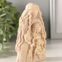 Статуэтка "Родовница" 13х5 см, цвет бежевый с эф. состаривания