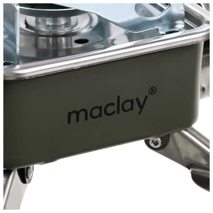 Плита газовая портативная maclay, для кемпинга, 15&times;15&times;9 см, квадратная