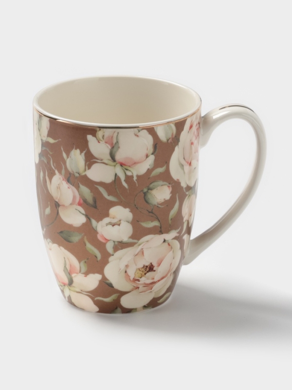 Кружка  350 мл WY "Pink O'hara", бежевый