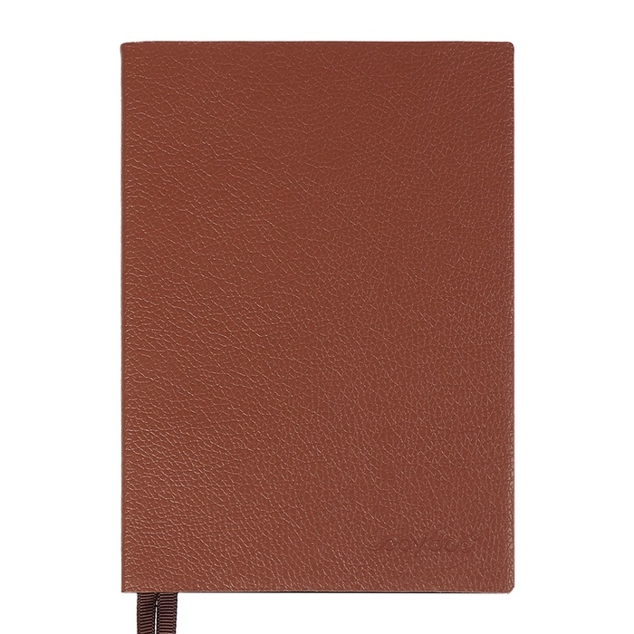 Ежедневник недатированный, формат А6+,116 листов, клетка, ЛАЙТ Коричневый, тониров. срез Ежедневник недатированный, формат А6+,116 листов, клетка, ЛАЙТ Коричневый, тониров. срез