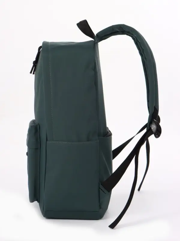 Рюкзак школьный, 1 отделение, 4 кармана, 30&times;12&times;40 см, тёмно-зелёный