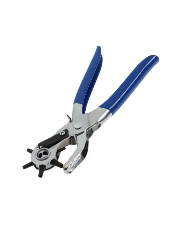 Дырокол просекатель для кожи и картона ТУНДРА, 2-2.5-3-3.5-4-4.5 мм, 225 мм