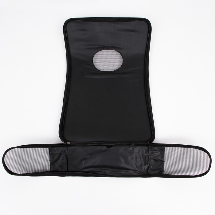 Сумка-переноска каркасная  Сумка-переноска каркасная "Играющие котики", размер S, 37,5 х 17 х 22 см, серая