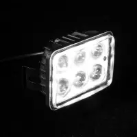 Противотуманная фара, 12 В, 6 LED, IP67, 6000К, направленный свет