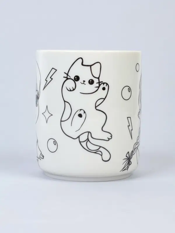 Кружка керамика под роспись акрилом &laquo;Милые друзья&raquo; (без краски)