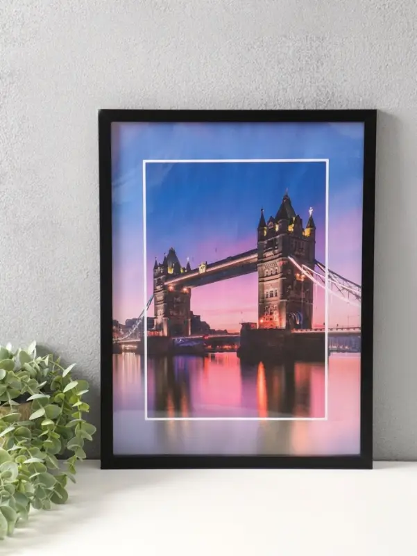 Набор фоторамок для фото 30&times;40 см Lumo, 3 шт., (пластиковый экран), чёрный