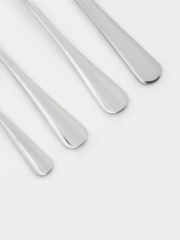 Набор столовых приборов &laquo;Водопад&raquo;, 24 предмета, на подставке, нержавеющая сталь, серебристый