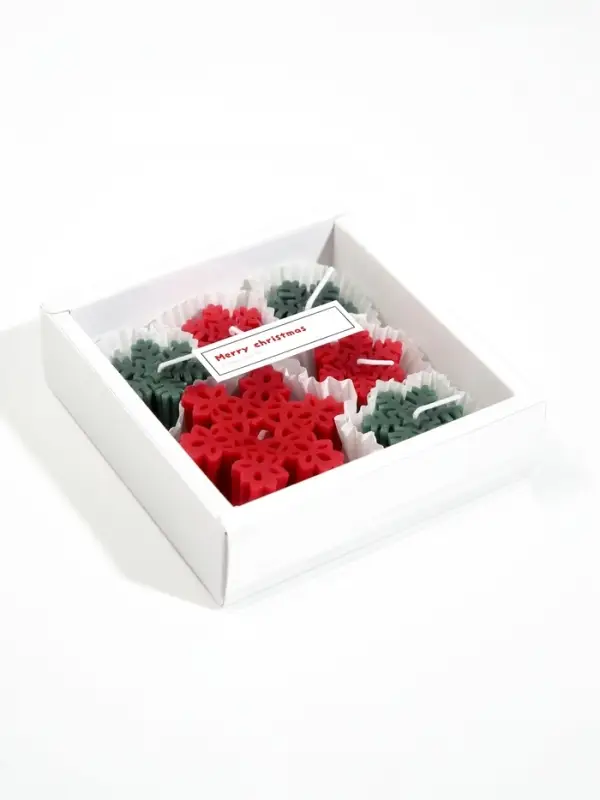 Свечи ароматические, набор 6 шт., 4&times;4, 7&times;7 см