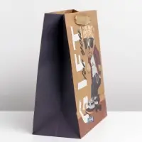 Пакет подарочный крафтовый, упаковка, &laquo;Только тебе&raquo;, ML 23&times;27&times;11.5 см