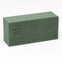 Губка флористическая для живых цветов, букетов &laquo;UPAK LAND&raquo; 22.5&times;10.5&times;7 см