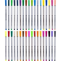 Набор линеров для скетчинга SKETCH&ART  В ПВХ кармане 0.4 мм 36 цв 36-0014