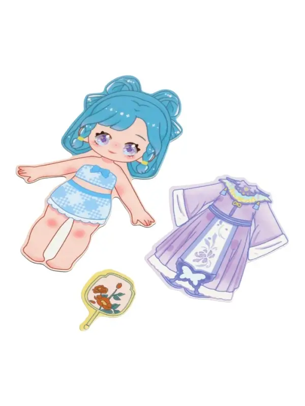 Магнитный набор "Милая модница" блестящий