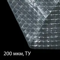 Плёнка армированная, полиэтиленовая с леской, 15&times;2 м, толщина 200 мкм, с УФ-стабилизатором