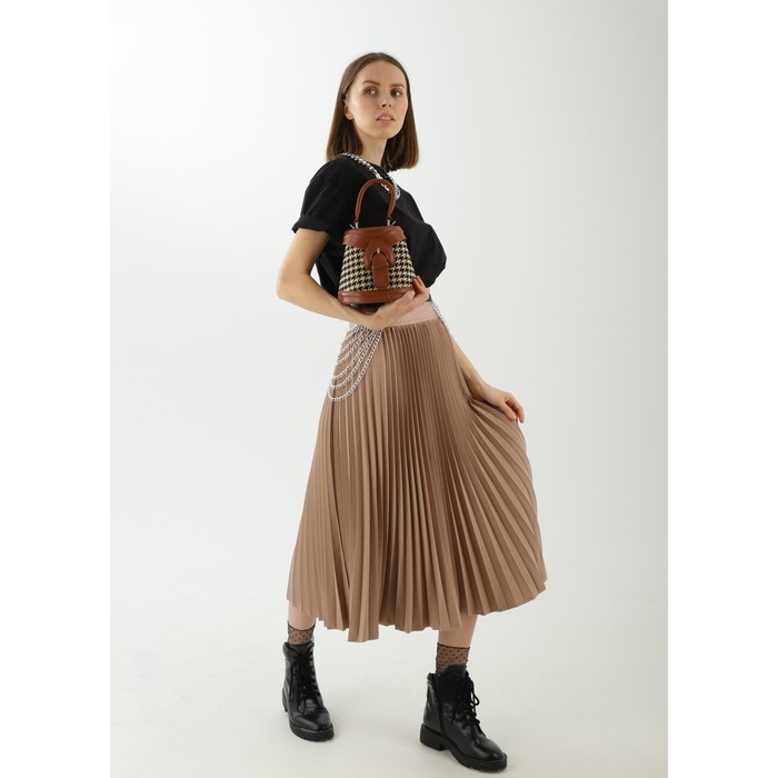 Кросс-боди на клапане, цвет коричневый Кросс-боди на клапане, цвет коричневый