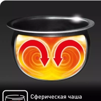 Мультиварка RK812832, со сферической чашей и 45 программами