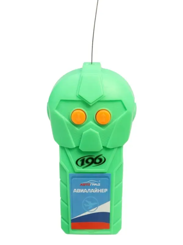 Самолет на радиоуправлении &laquo;Лайнер&raquo;, световые эффекты, работает от батареек, цвет серый