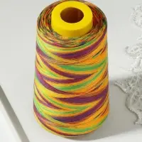 Нитки мультиколор 40/2, 2700 м, разноцветные