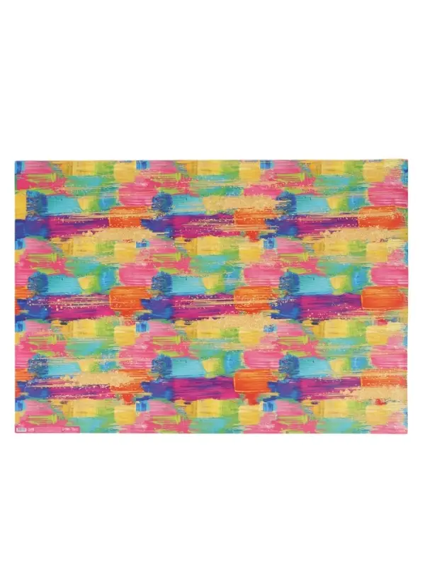 Бумага упаковочная глянцевая &laquo;Мазки&raquo;, 100&times;70 см