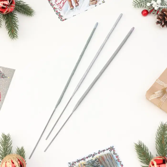 Бенгальские огни, 30 см, 3 штуки, «Триколор»