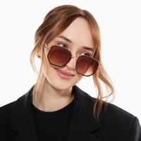 Очки солнцезащитные uv 400, дужка 14 см, ширина 13 см, линза 5.1×5.7 см